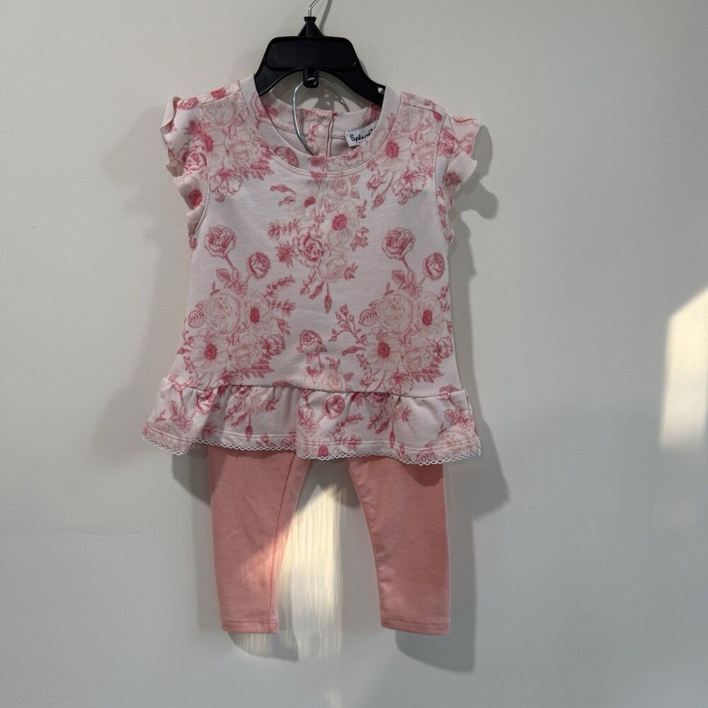 Splendid Two-Piece Outfit 12-18 months Baby Toddler Girl Too Leggings Set NWT